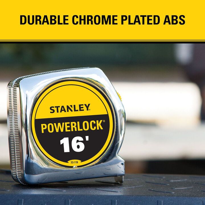 Stanley 16Ft x 3/4In PowerLock Tape Measure, large image number 4
