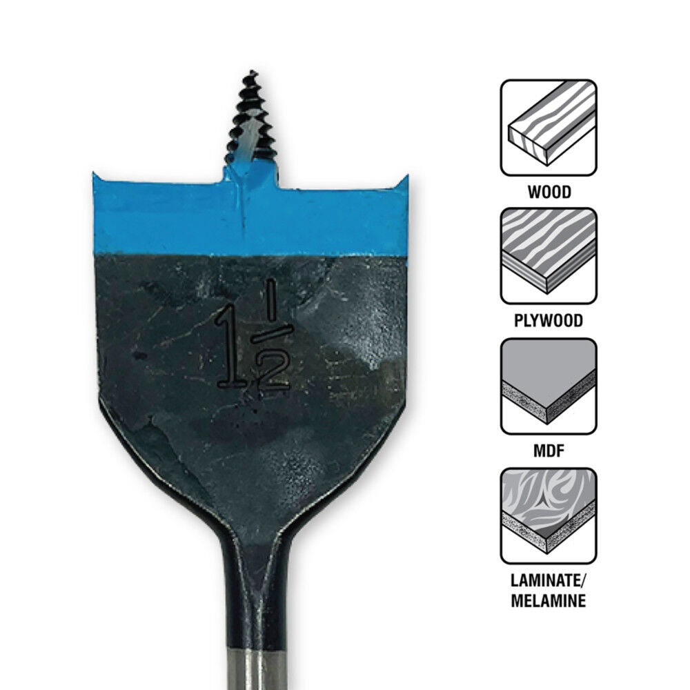 Spyder 1 Inch x 6 Inch Spade Bit, large image number 4