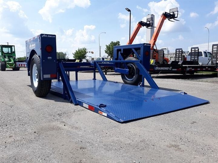 Air-Tow Trailers 12 Ft. Drop Deck Flatbed Trailer 75 Inch Deck Width - 5500# Capacity, large image number 16