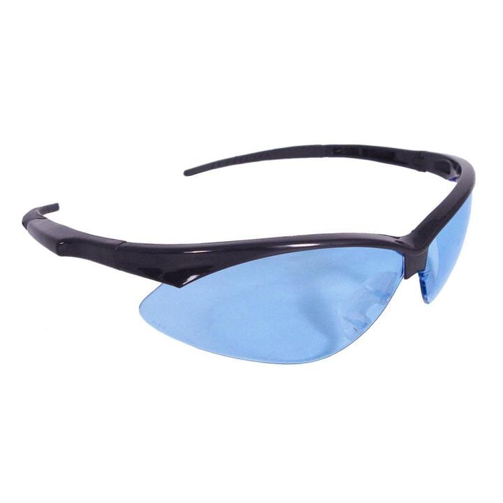 Radians Rad Apocalypse Safety Eyewear Black Frame Light Blue Lens