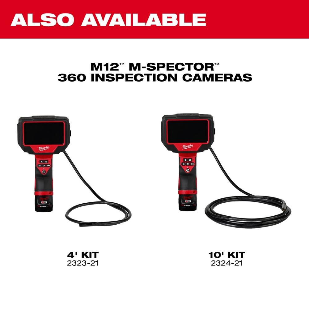 NEW SEALED Milwaukee Tool 2319-20 M-Spector™ 4' Inspection Camera RED 45242614288