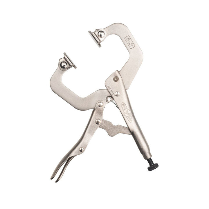 Stanley 6 Inch Swivel Tip C-Clamp Locking Pliers, large image number 4