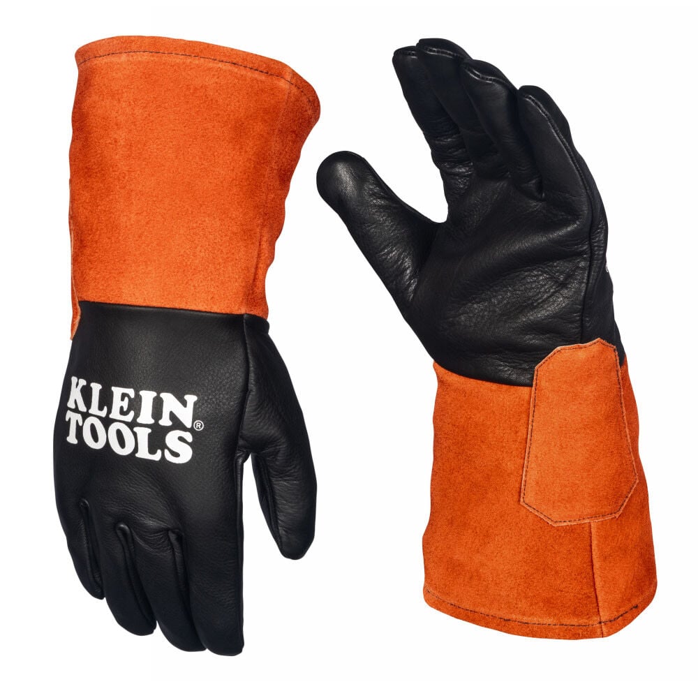 Klein Tools TIG Welding Gloves Black and Orange Size Large – 60912