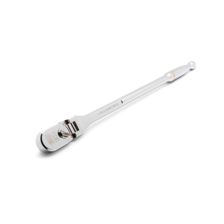 GEARWRENCH 120XP 1/2 Inch Drive Full Polish Chrome Flex Head Teardrop Ratchet, large image number 4