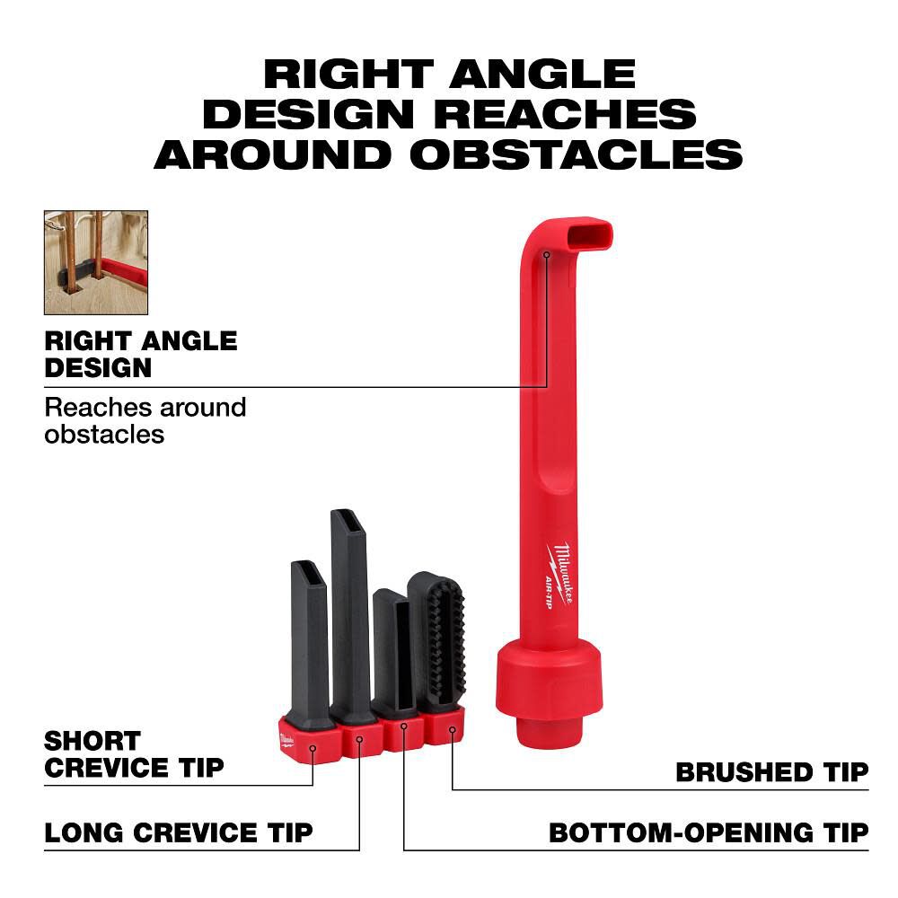 Milwaukee AIR-TIP 4-in-1 Right Angle Cleaning Tool, large image number 4