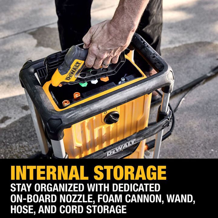DEWALT 3000 PSI 1.1 GPM Electric Cold Water Pressure Washer with 4 Spray Nozzles, large image number 6
