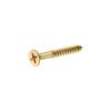 Hillman #10 x 1in Brass Flat Head Phillips Wood Screw 100pk, small image number 1