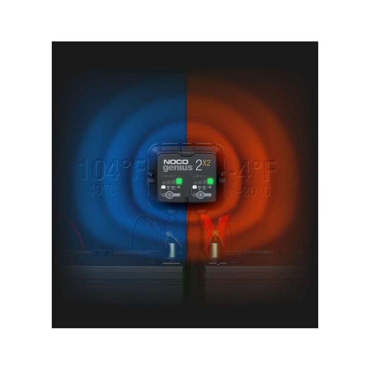 Noco 6V/12V 4A Multi-Voltage 2-Bank Smart Battery Charger, large image number 8