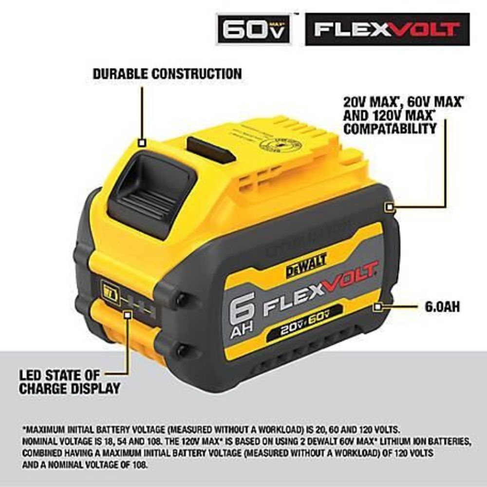 Dewalt 60 hotsell volt battery