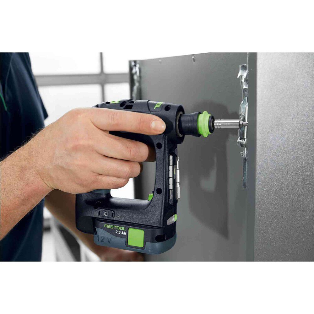 Festool Cordless 10.8V Battery Powered Drill CXS 12 2 5 Set 576869 Acme Tools