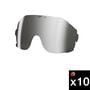 Milwaukee Promotional Mirrored Eye Visor Replacement Lenses 10 Pieces