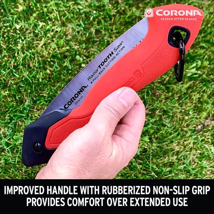 Corona Pruning Saw 7in RazorTOOTH Carbon Steel Curved Folding, large image number 6