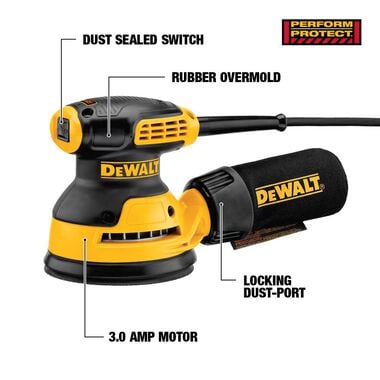 DEWALT Random Orbit Sander 5in Hook and Loop, large image number 2
