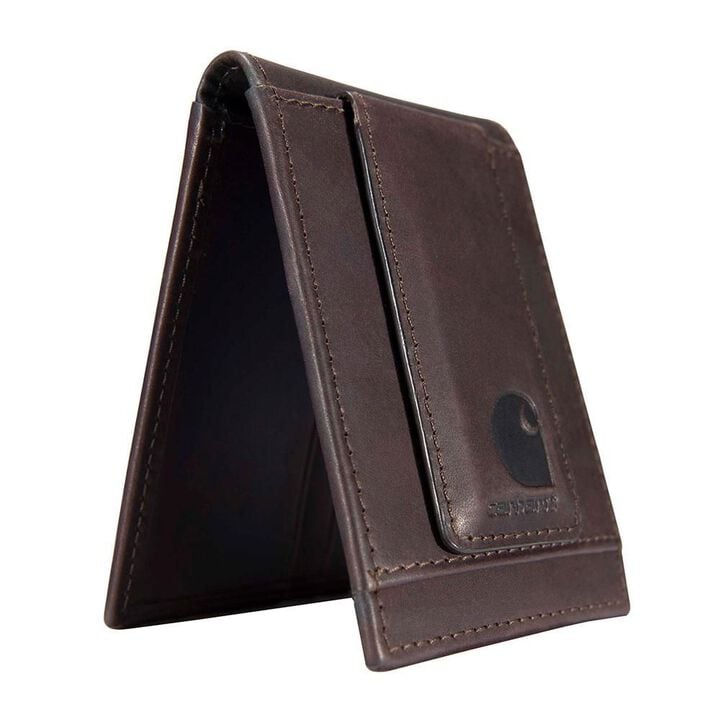Carhartt Dark Brown Oil-Tan Leather Wallet, large image number 3