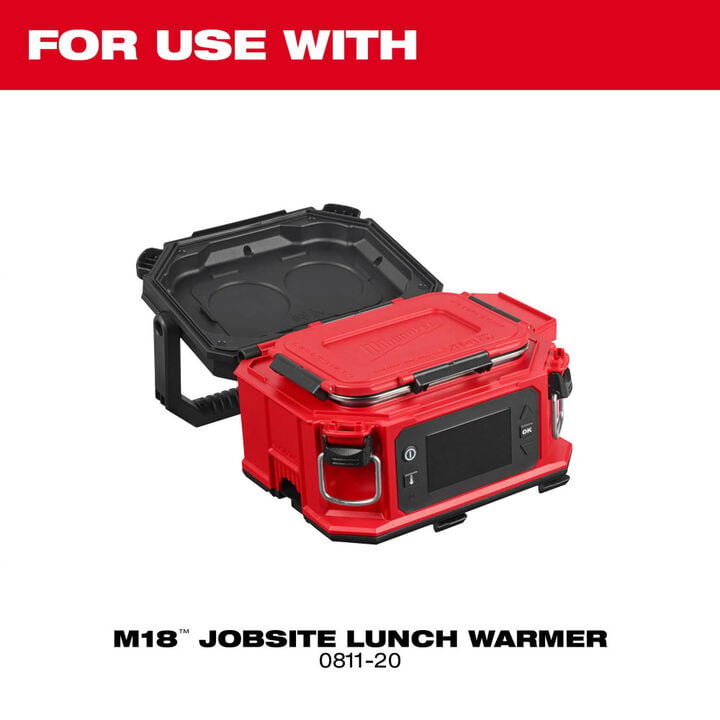 Milwaukee Stainless Steel Containers for M18 Jobsite Lunch Warmer 3 Pieces, large image number 1