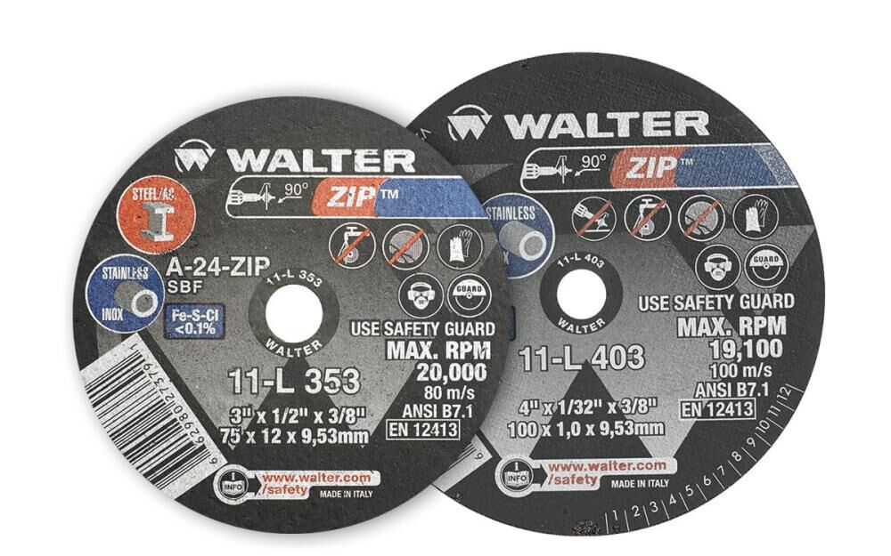 Walter 3 Inch x 1/32 Inch x 3/8 Inch ZIP Cut-Off Wheel, large image number 2