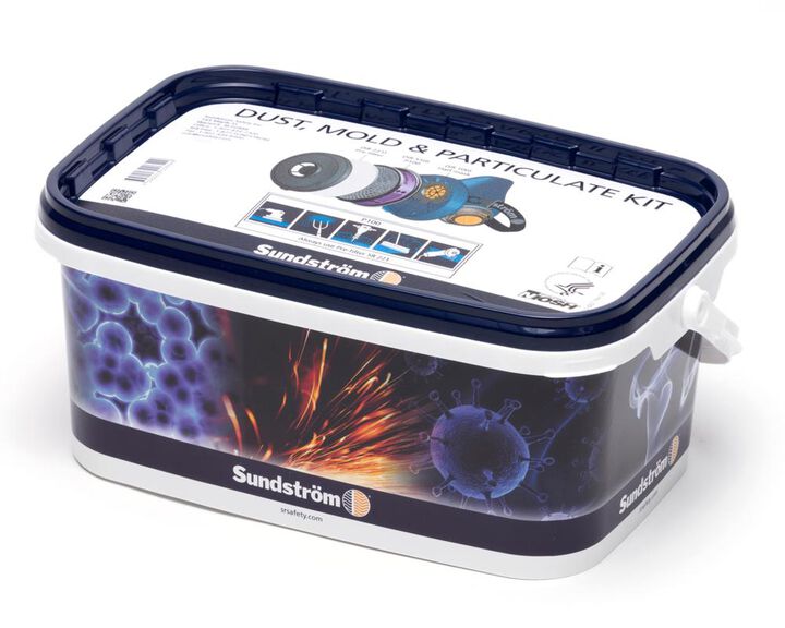 Sundstrom Safety S100 Air Purifying Respirator Dust Mold & Particulate Kit - L/XL, large image number 4