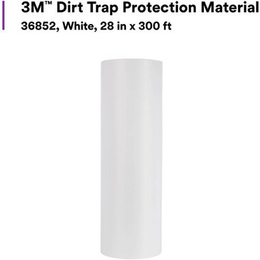 3M Dirt Trap Protection Material White 28 in x 300 Ft., large image number 1