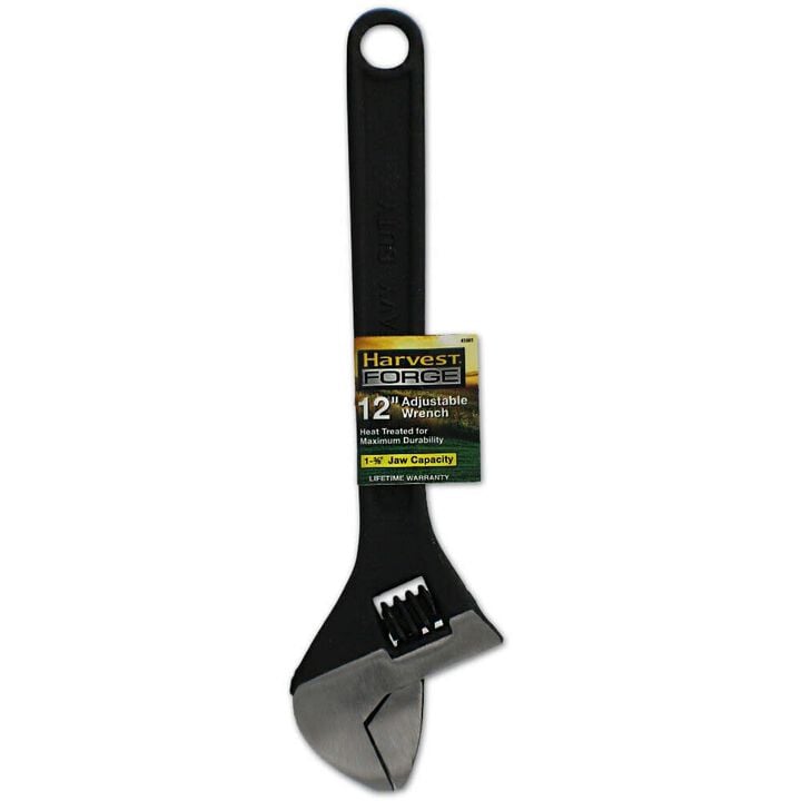 Allied International Harvest Forge Forged Carbon Steel Adjustable Wrench Set, 4 Pieces, large image number 4