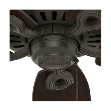 Hunter Fan Builder Elite Ceiling Fan 52in New Bronze Stained Oak, large image number 3