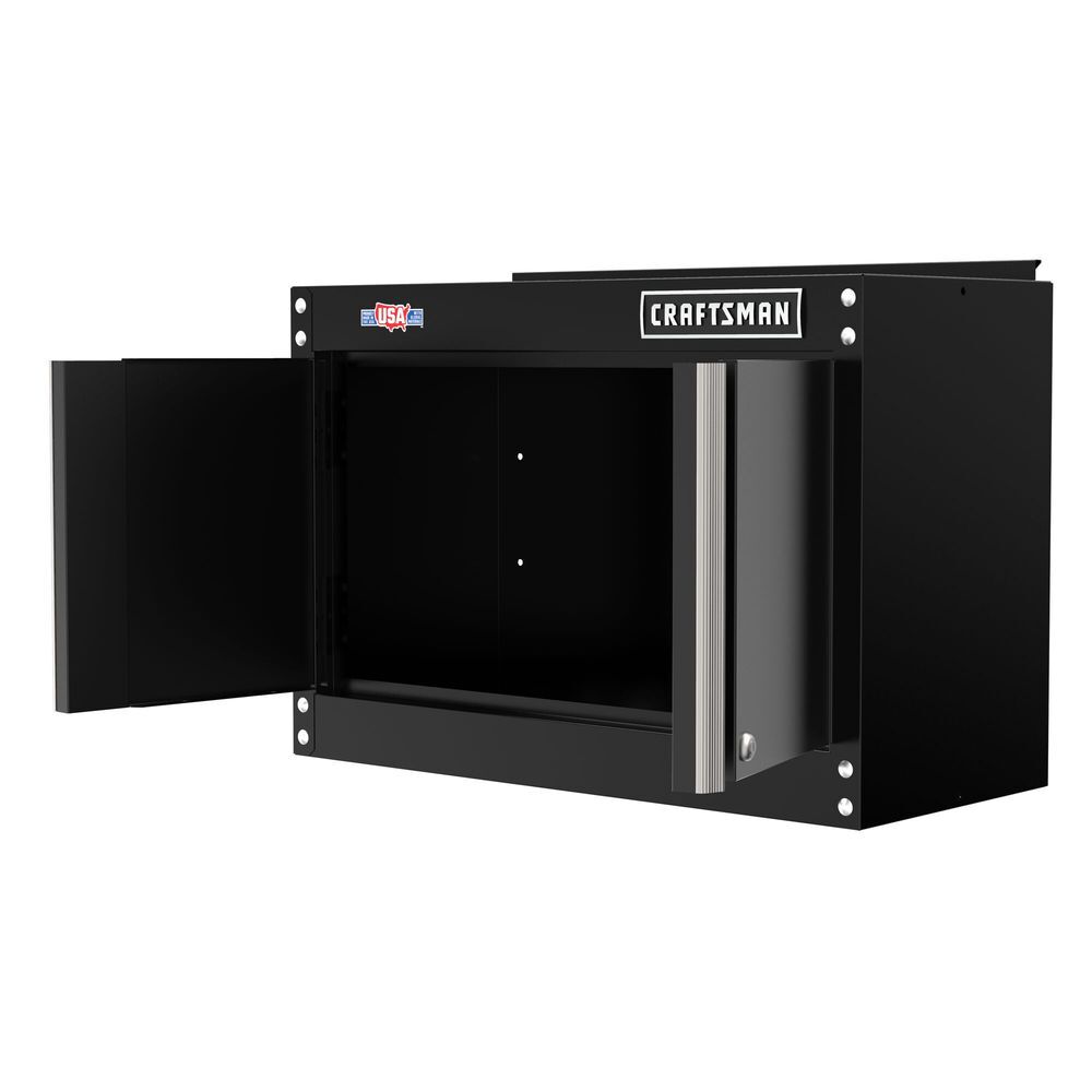 CRAFTSMAN S2000 Series 18 Inch Tall Wall Cabinet, Black, large image number 4