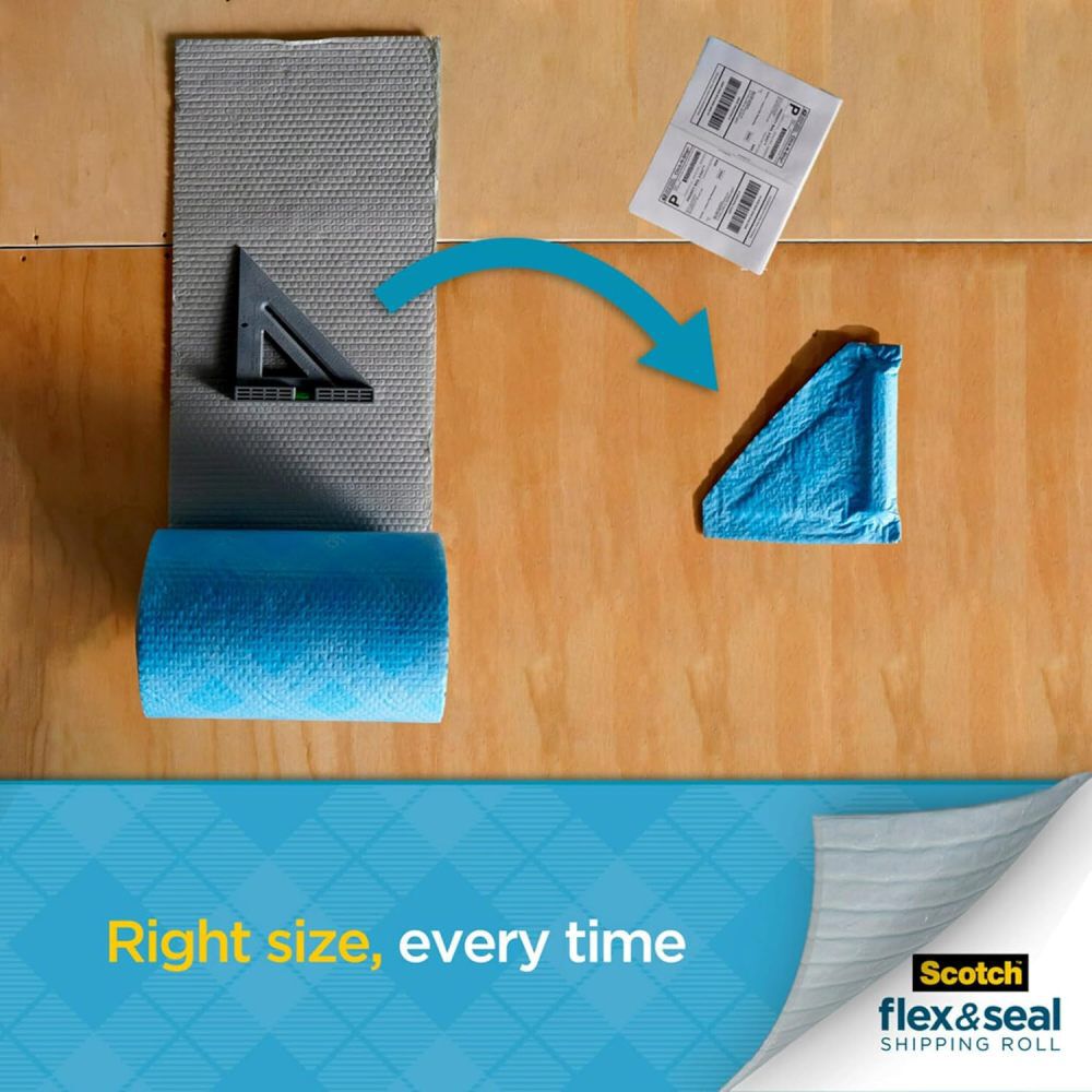 3M Scotch FS-15200 15 Inches x 200 Feet Flex & Seal Shipping Roll, Blue, large image number 10