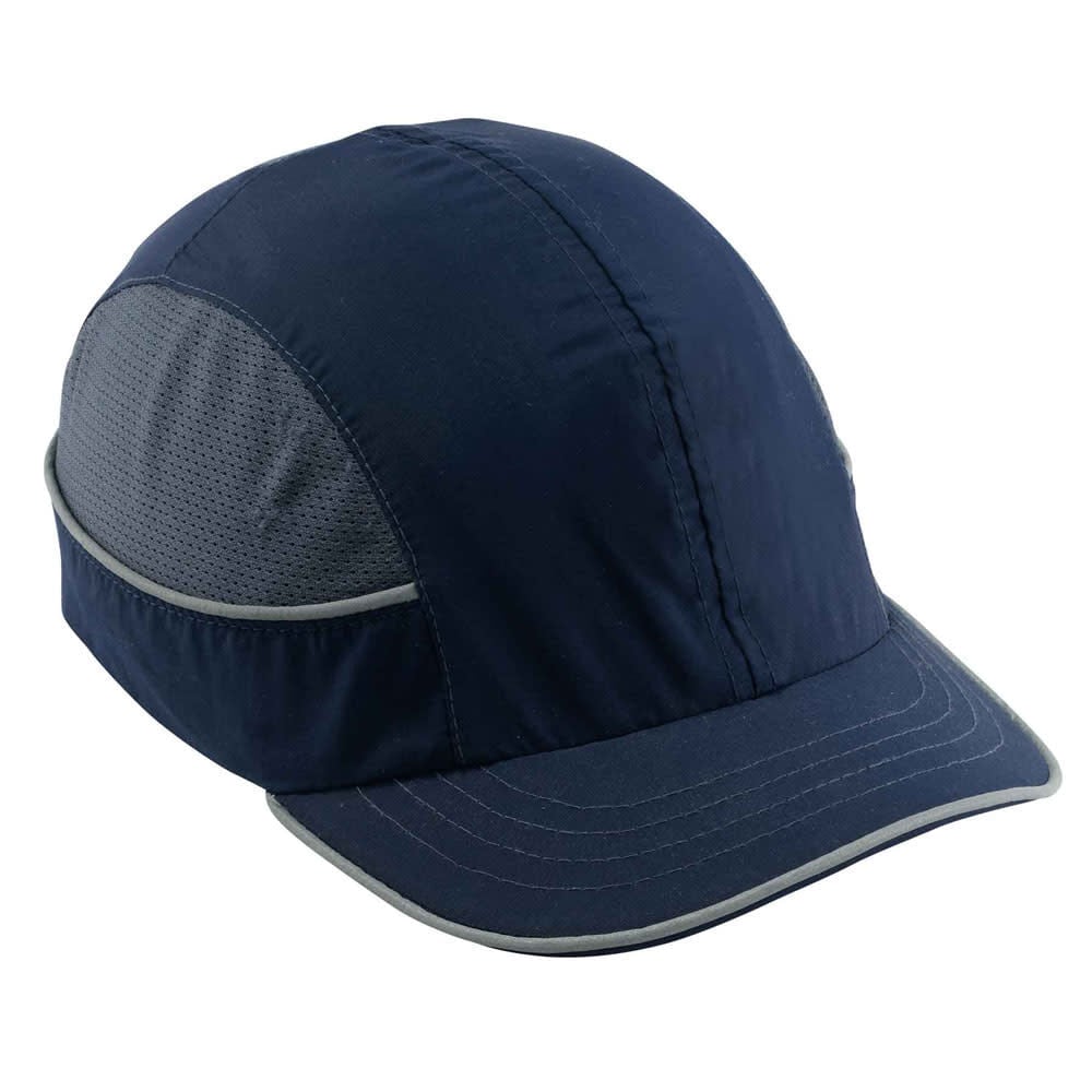 Ergodyne Skullerz 8950 Navy Short Brim Bump Cap Hat – 23343