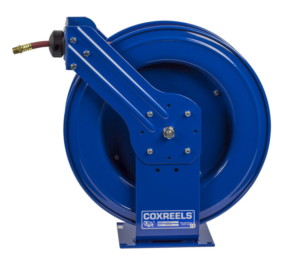 Coxreels Hose Reel Supreme Duty Spring Rewind for Air/Water 1in ID 50' Hose 300 PSI, large image number 7