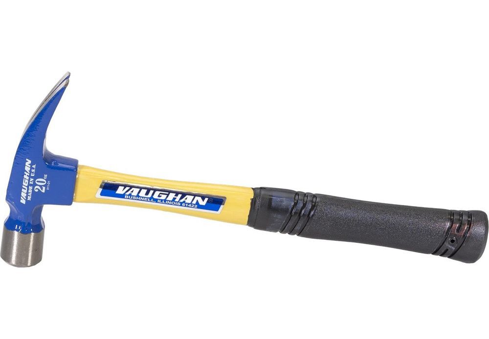 Vaughan 20 Oz Milled Face 999 Hammer with Fiberglass Handle, large image number 3