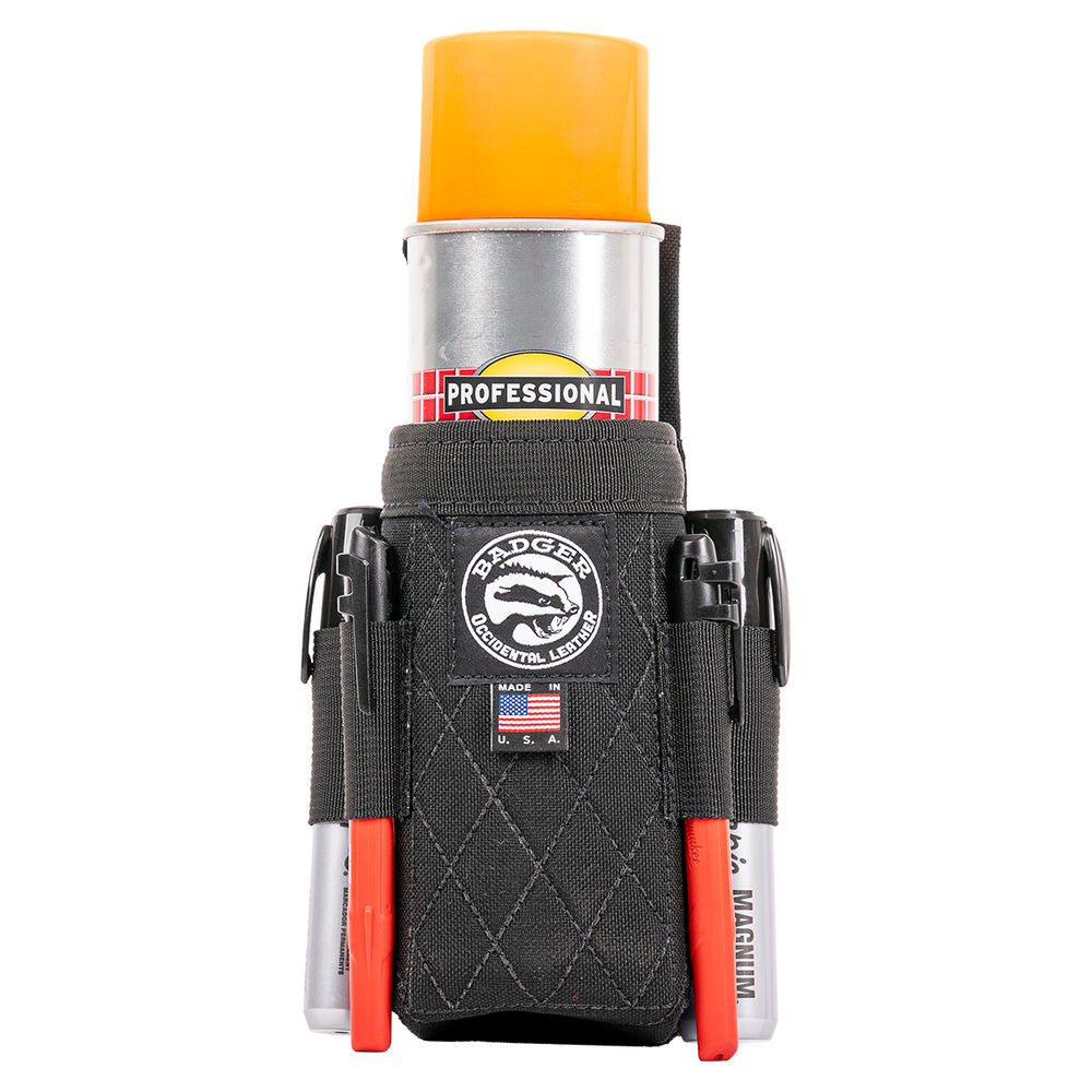 Badger Tool Belts Spray Can Holster, Black, large image number 3
