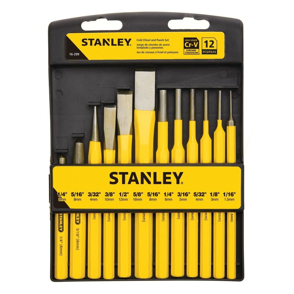Stanley Cold Chisel & Punch Set 12 Piece, large image number 6