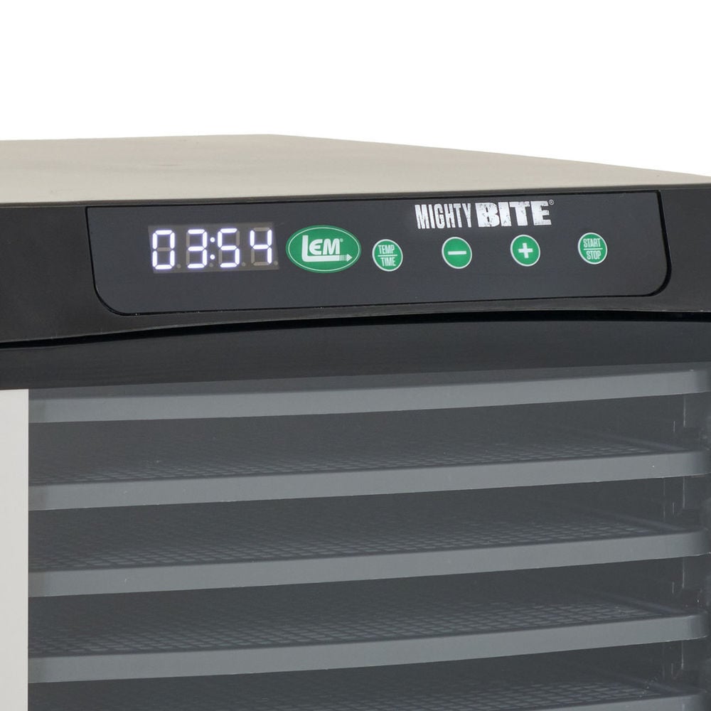 LEM MightyBite Polypropylene and ABS Black 6-Tray Food Dehydrator, large image number 4