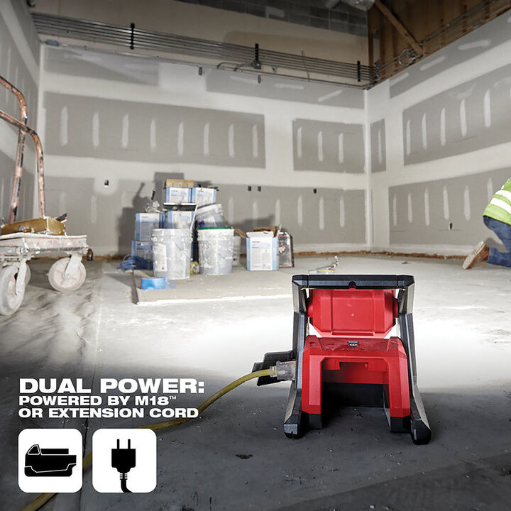 Milwaukee M18 Bluetooth Jobsite Radio (Bare Tool) and M18 Rover Dual Power Flood Light (Bare Tool) Bundle, large image number 17