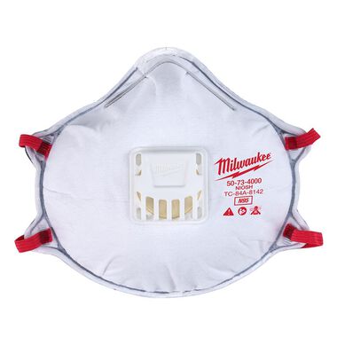 Milwaukee N95 Valved Respirator with Gasket, large image number 9