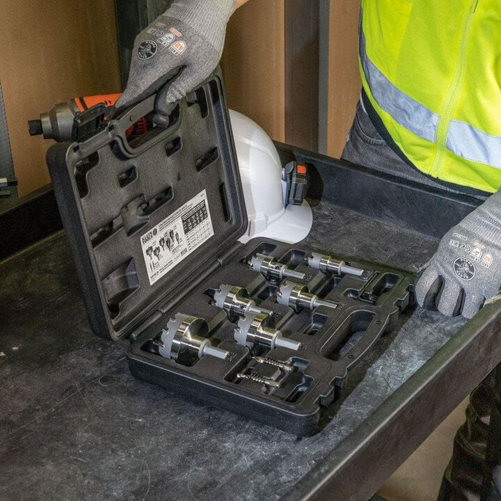 Klein Tools Master Electricians Hole Cutter Kit, large image number 2
