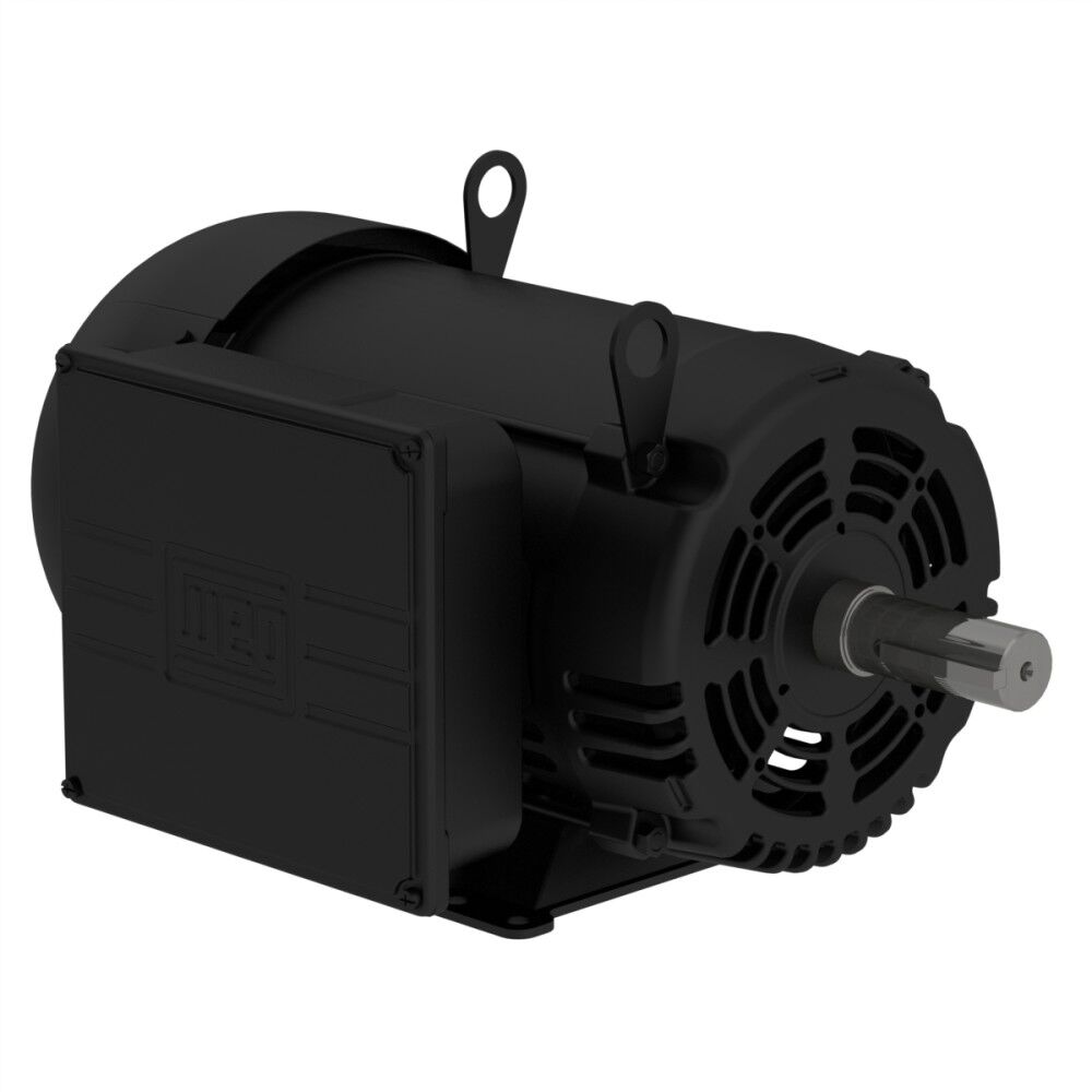 WEG 208-230V 10HP 1730 Rpm Definite Purpose Compressor Electric Motor, large image number 1