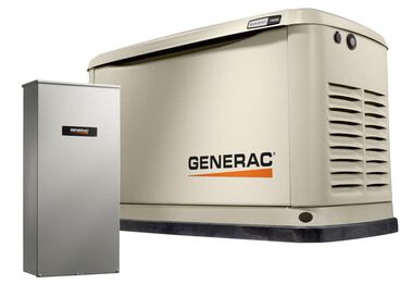 Generac Guardian 14kW Home Backup Generator with 16-circuit Transfer Switch WiFi-Enabled