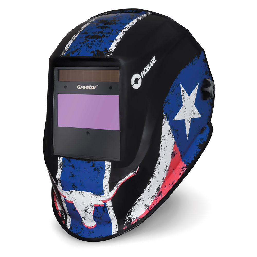 Hobart Creator Series Auto-Darkening Welding Helmet, Texas, large image number 1