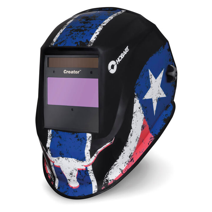Hobart Creator Series Auto-Darkening Welding Helmet, Texas