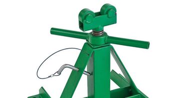 Greenlee 13 In to 28 In Screw Type Reel Stand, large image number 1