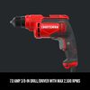 CRAFTSMAN 3/8 Inch Electric Drill/Driver (7 Amp), small image number 3