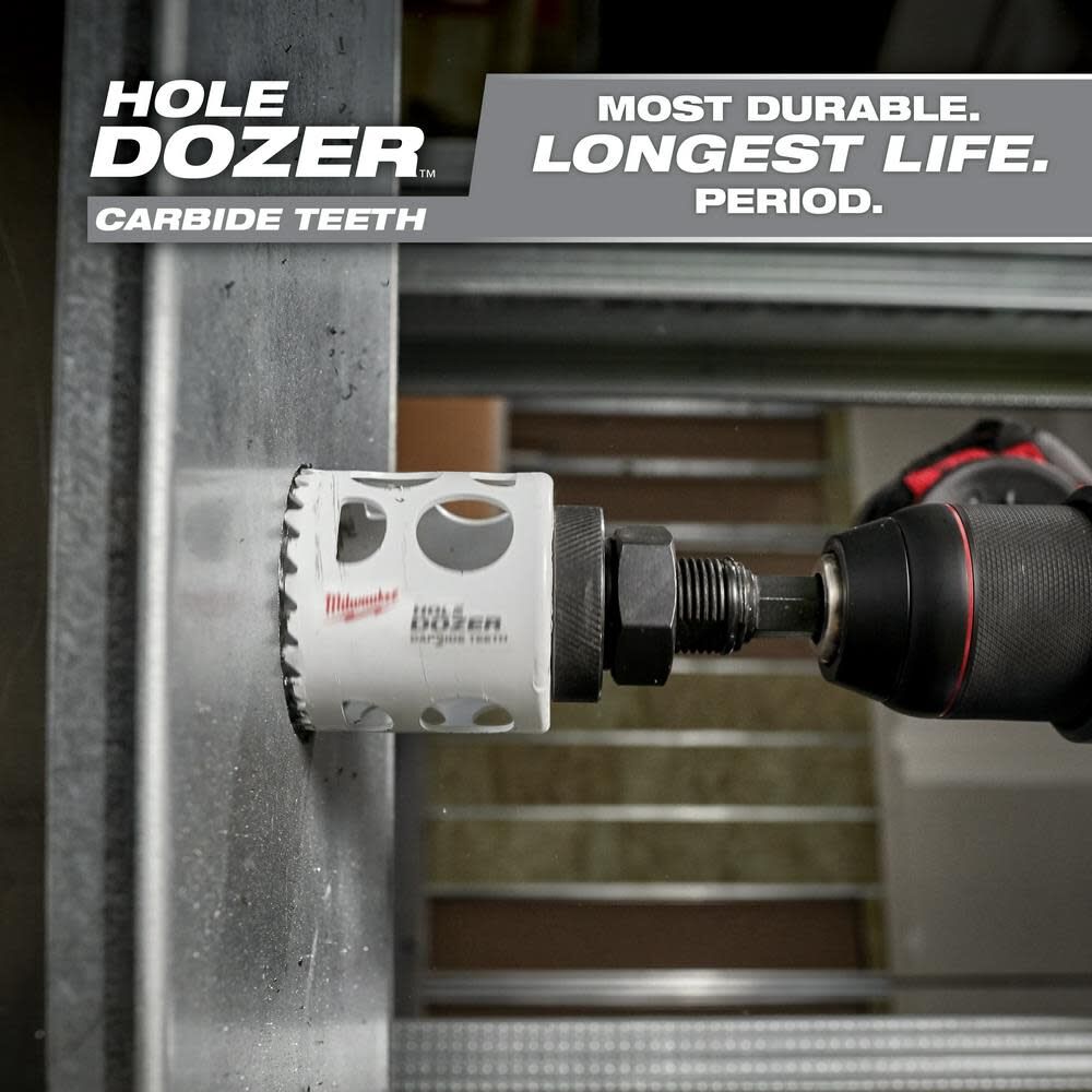 Milwaukee HOLE DOZER with Carbide Teeth Hole Saw 3 3/8inch, large image number 6