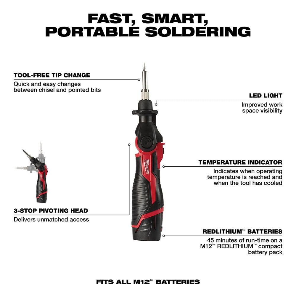 Milwaukee M12 Soldering Iron Kit 2488 21 Simolary simolary.com 7