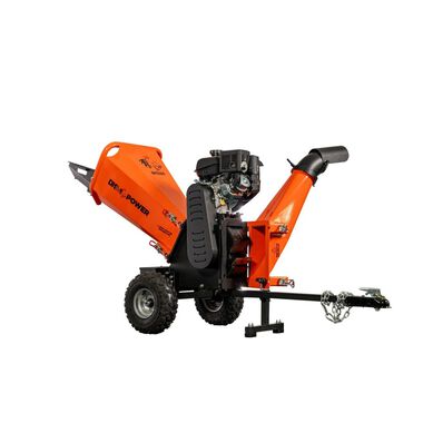 DK2 4in 280 cc 7HP Gasoline Powered Kinetic Drum Chipper, large image number 3