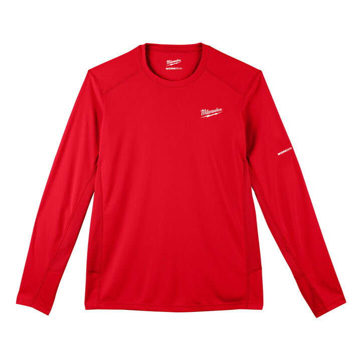 Milwaukee Workskin Lightweight Performance Shirt Long Sleeve Shirt Red