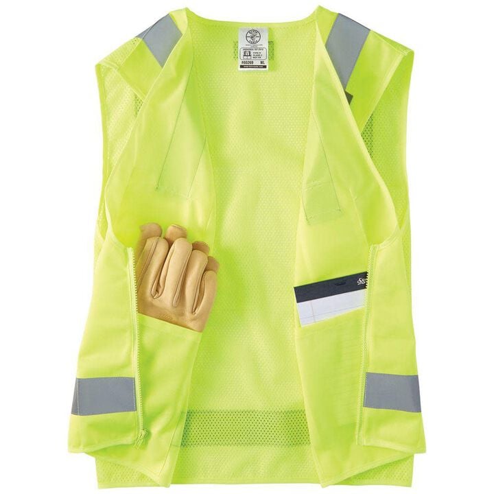 Klein Tools High-Visibility Safety Vest - M/L, large image number 10