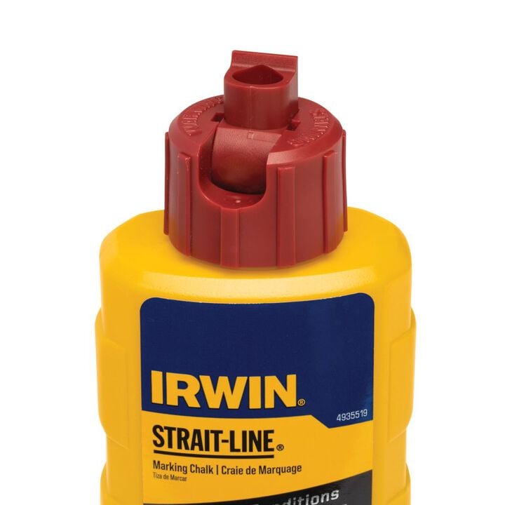 Irwin Strait Line Permanent Staining Marking Chalk Crimson Red 6 Oz, large image number 2