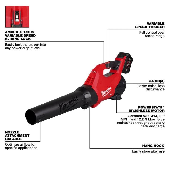 Milwaukee M18 FUEL Blower Kit, large image number 3