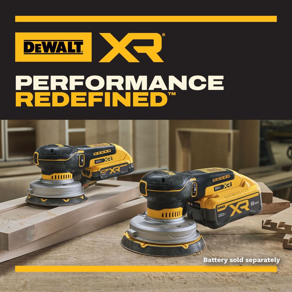DEWALT 20V MAX* XR 5 Inch Random Orbital Sander (Bare Tool), large image number 9