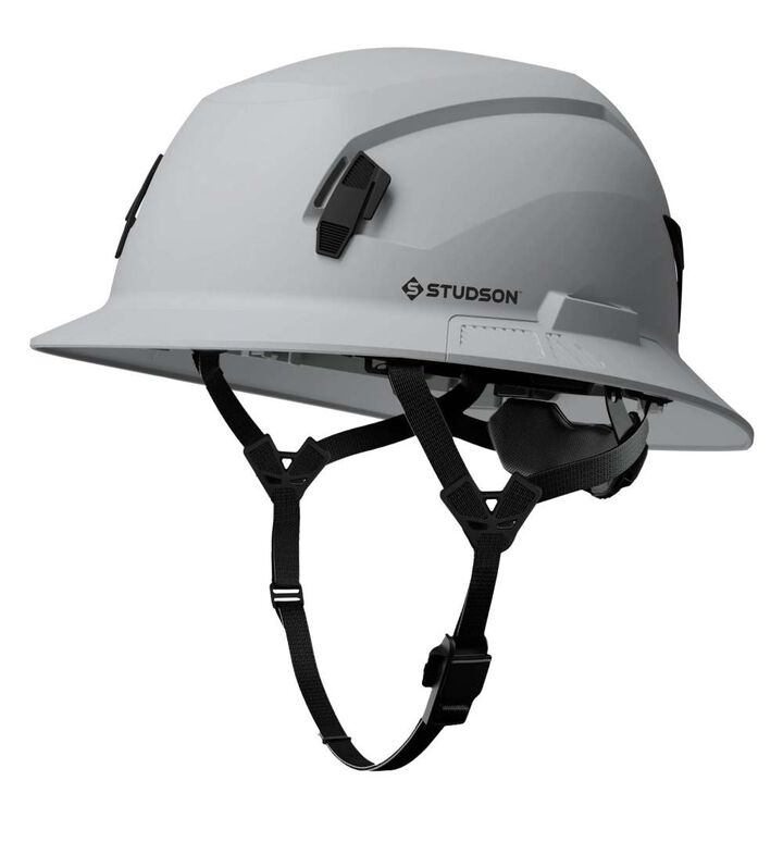 Studson Full Brim Non-Vented Safety Helmet Type 2 Class E Gray 2XL
